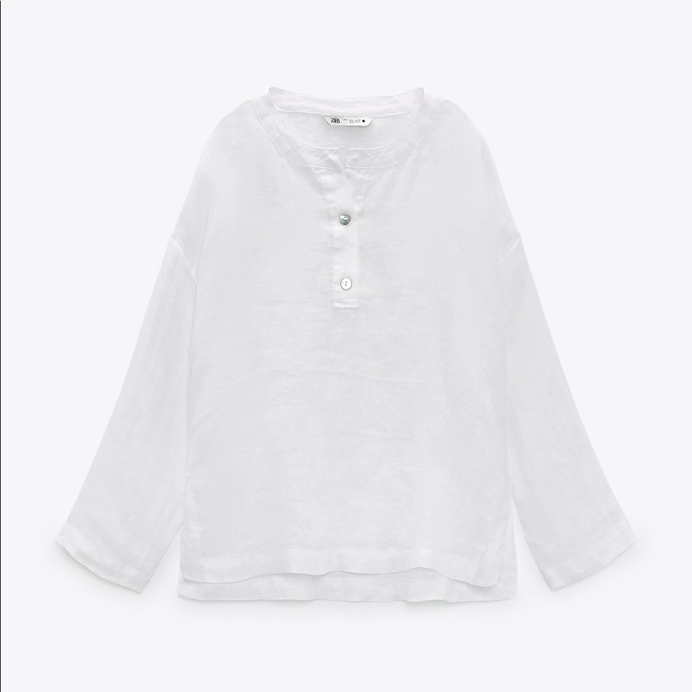 Zara oversized linen shirt - MEDIUM
